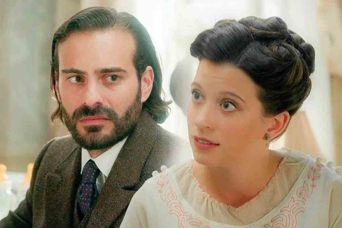 Una scena di La Promessa con Martina e Adriano