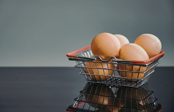 uova nel carrello