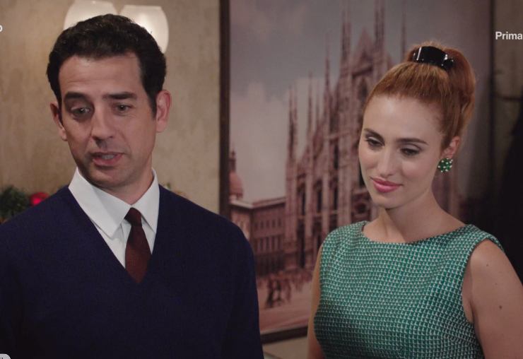 gianlorenzo e delia ne il paradiso delle signore